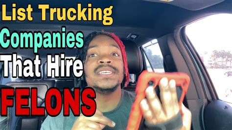 Trucking companies that hire felons. Things To Know About Trucking companies that hire felons. 